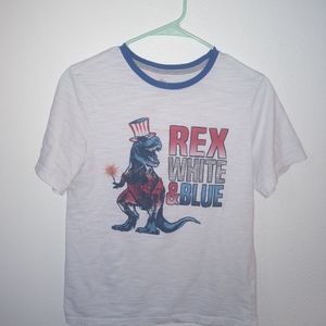 White 4th of july shirt